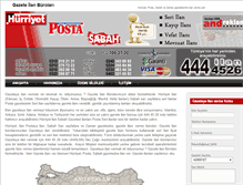 Tablet Screenshot of gazeteilanburolari.com